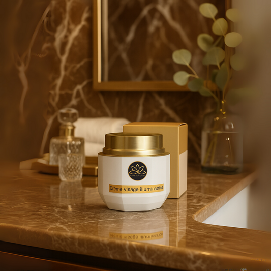 Crème visage illuminatrice - Peau réparée et lumineuse